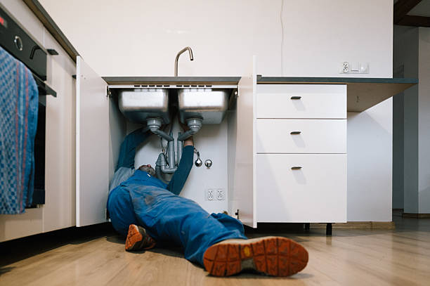 Professional Emergency Plumber technician working in Upper Marlboro, MD